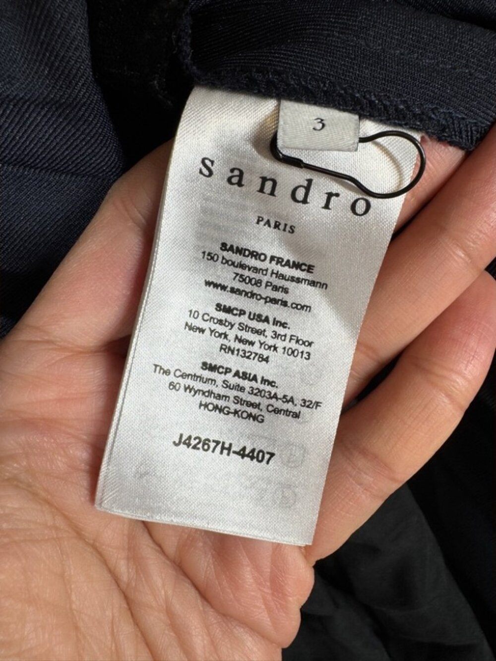 Sandro Pleated Two-Tone Maxi Skirt Size 3 Velvet Trim Quiet Luxury Belted Chic - Picture 9 of 14